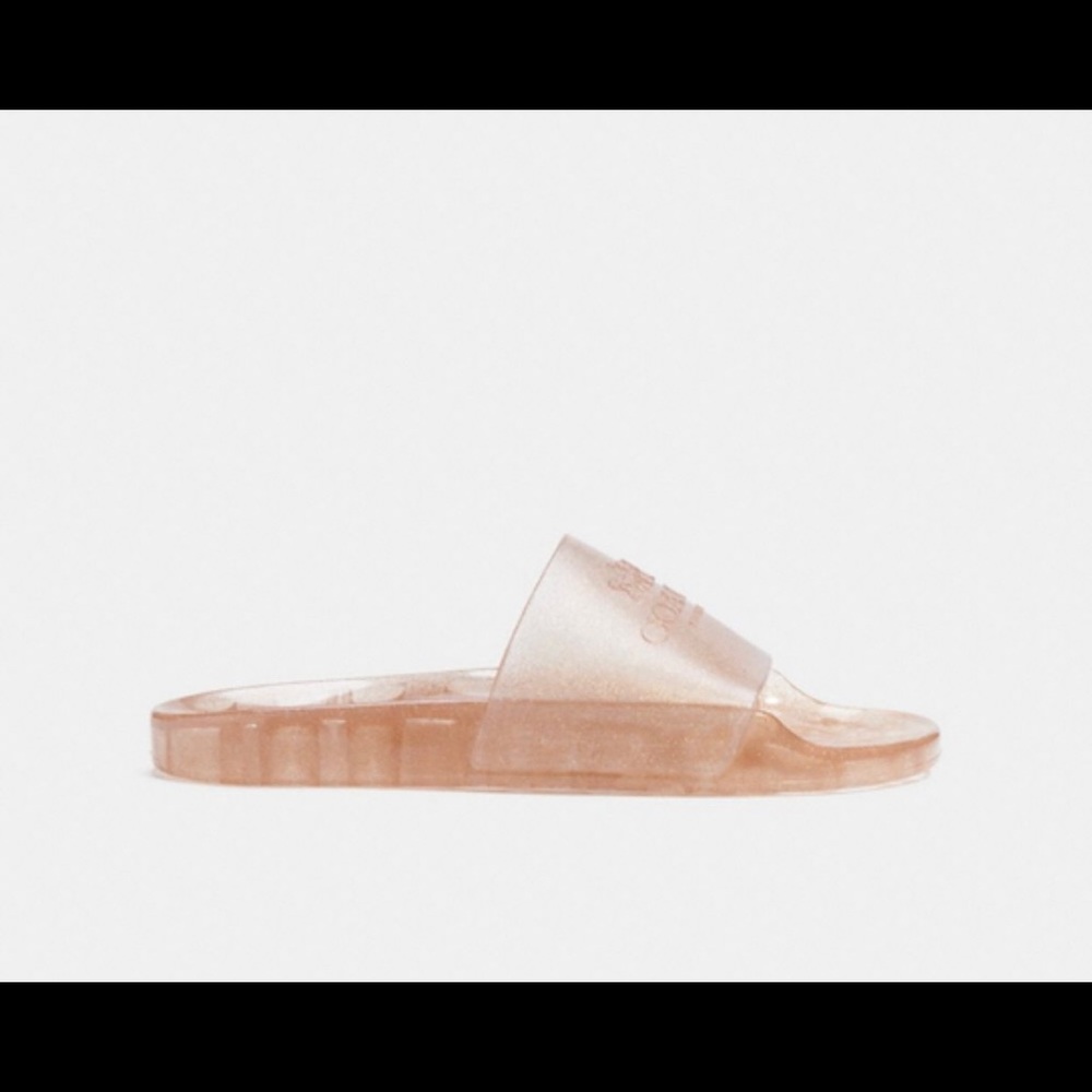 Rose gold slides. New & never worn